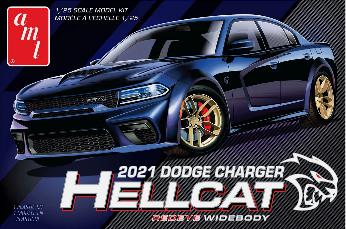 AMT1325 1/25 2021 DODGE CHARGER HELLCAT – The Hobby Centre