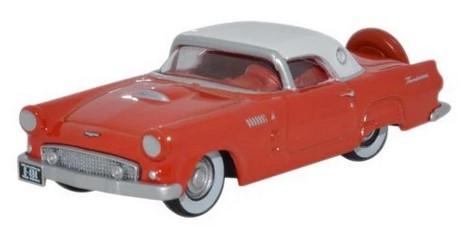 87TH56004 1956 FORD THUNDERBIRD RED