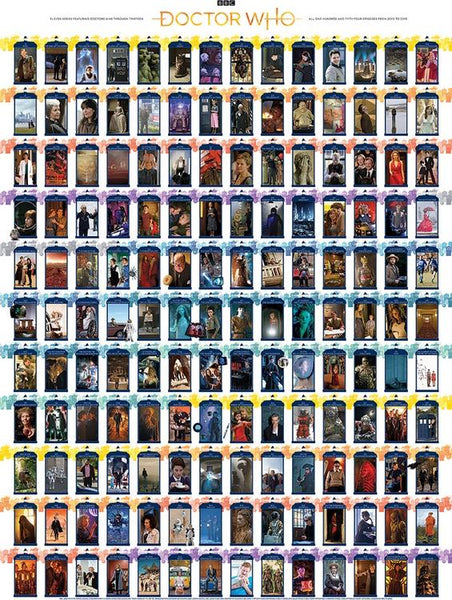 COB80227 DOCTOR WHO EPISODE GUIDE 1000 PIECE PUZZLE