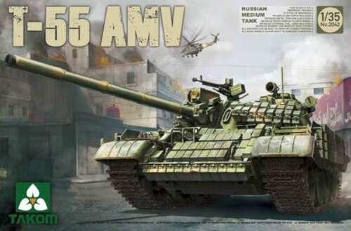 TAK2042 1/35 T-55 AMV RUSSIAN MEDIUM TANK