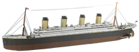 PS2004 1/928 RMS TITANIC (COLOURED)