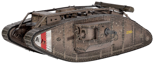 ME1022 1/88 BRITISH MK.IV TANK (COLOURED)
