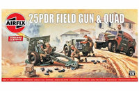 AIR01305 1/76 25 PDR FIELD GUN & QUAD