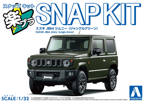 AOS06915 Aoshima 1/32 SNAP KIT #09-JG Suzuki JB64 Jimny (Jungle Green)