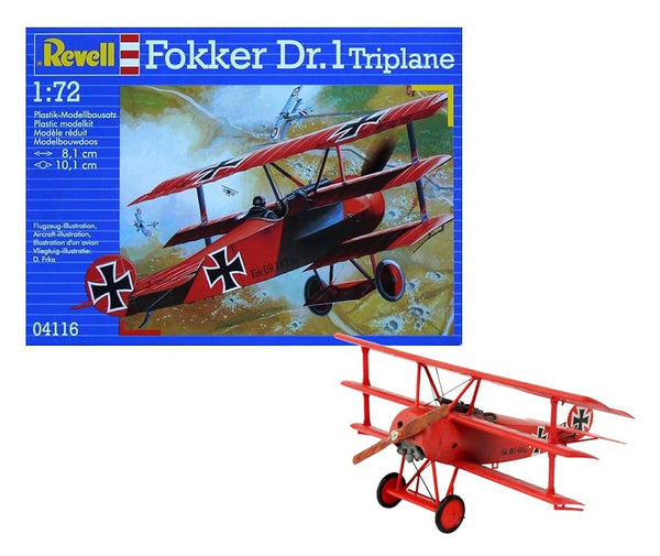 REV64116 1/72 FOKKER DR.1 TRIPLANE GIFT SET