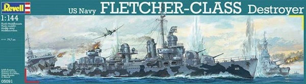 REV05091 1/144 USN FLETCHER CLASS DESTROYER