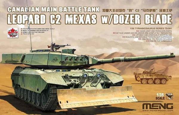 Ments041 1/35 Canadian Main Battle Tank Leopard C2 MEXAS w/Dozer Blade