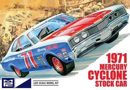 MPC1023 1/25 1971 MERCURY CYCLONE STOCK CAR