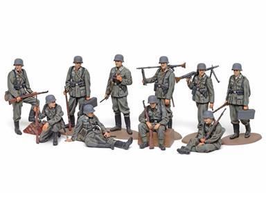 TAM32602 1/48 WEHRMACHT INFANTRY SET (10)