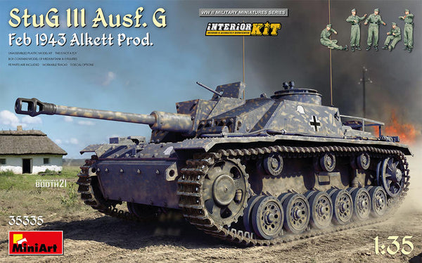 MIN35335 Miniart 1/35 Miniart 1/35  StuG III Ausf. G Feb 1943 Alkett Prod. Interior Kit