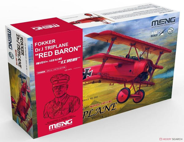 MENQS002S 1/32 FOKKER DR.1 TRIPLANE W/BUST