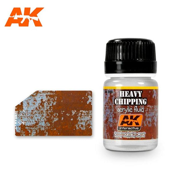 AK089 AK Interactive Heavy Chipping Effects Acrylic Fluid