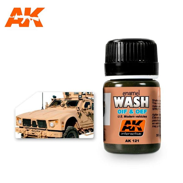 AK121 AK Interactive Wash For OIF & OEF - US Vehicles