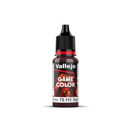 VAL72111 GAME COLOUR NOCTURNAL RED 18ML