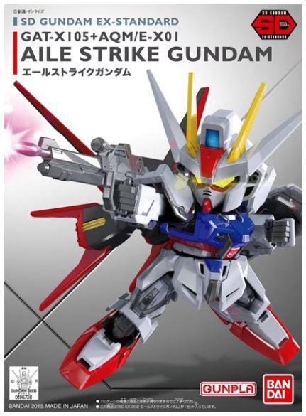 BAN5057598 Bandai SD EX-Standard #002 Aile Strike Gundam 'Gundam SEED'