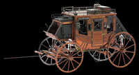 MMS189 WILD WEST STAGECOACH