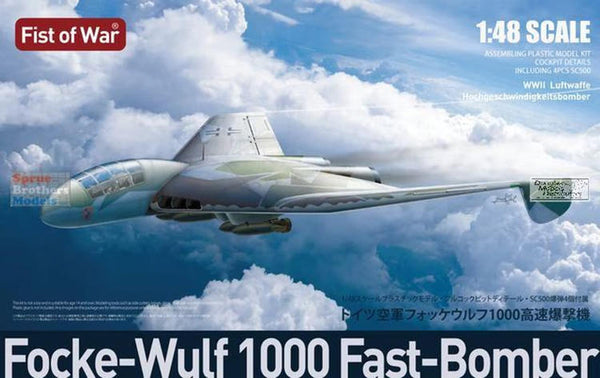 UA48010 FOW 1/48 FW-1000 FAST-BOMBER HEAVY LOAD