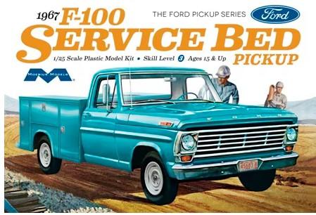 MOE1239 1/25 1967 FORD F-100 SERVICE BED PICKUP