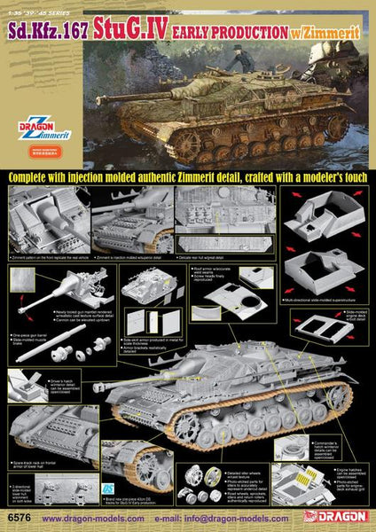 DRA6576 1/35 STUG.IV AUSF. G  EARLY W/ZIMMERIT