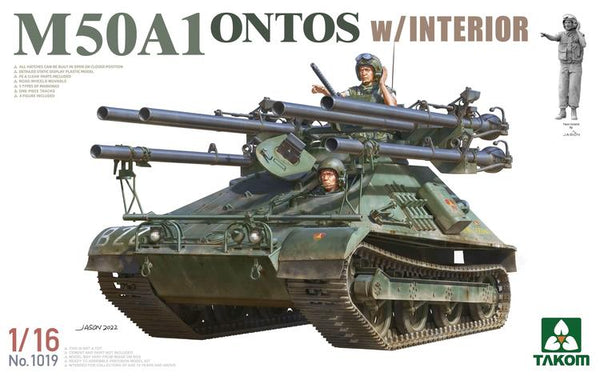 TAK1019 Takom 1/16 M50A1 Ontos w/ Interior