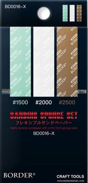 BD0016X SANDING SPONGES 1500-2000-2500