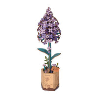TW021 WOODEN BLOOM CRAFT LILAC