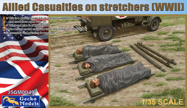 GM0049 1/35 ALLIED CASUALTIES ON STRETCHERS