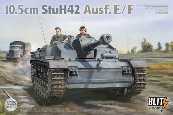 TAK8016 1/35 10.5CM StuH42 AUSF E/F