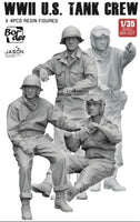 BR007 BORDER MODEL 1/35 WW2 US TANK CREW (RESIN X4)