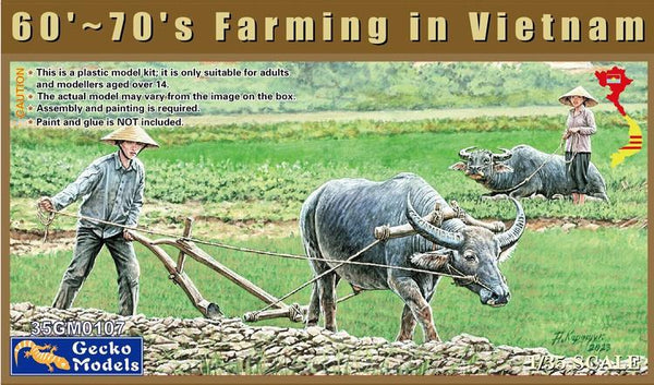 GM0107 1/35 60s 70s FARMING IN VIETNAM