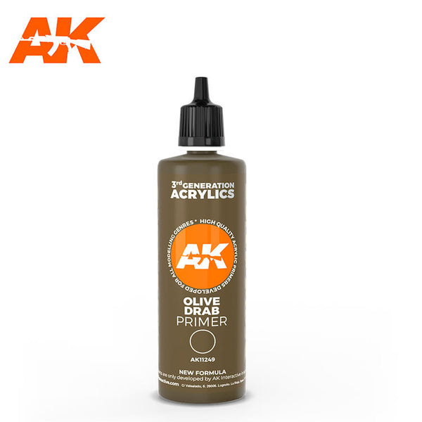 AK11249 AK Interactive 3G Olive Drab Primer 100ml