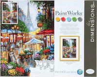 DIM91741 SPRINGTIME IN PARIS PAINT BY NUMBER