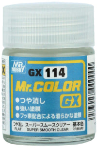 GX114  MR COLOUR GX FLAT SUPER SMOOTH CLEAR 18ML