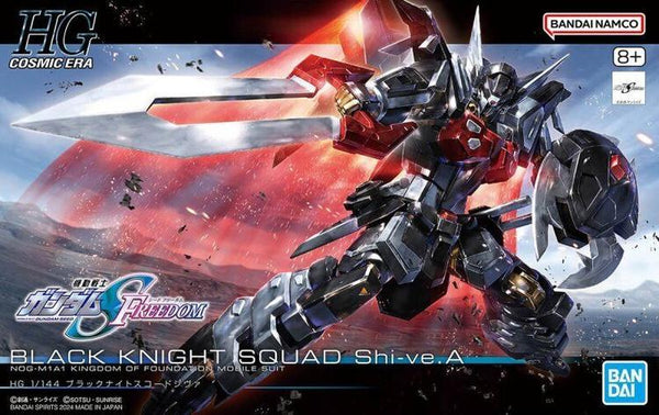 BAN5066295 Bandai HGCE 1/144 HG Black Knight Squad Shi-ve.A Mobile Suit Gundam Model Kit