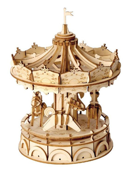 TG404 ROLIFE MERRY GO ROUND WOODEN PUZZLE