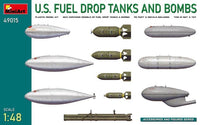 MIN49015 1/48 US FUEL DROP TANKS AND BOMBS