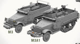 AHHQ35001 Andy's Hobby Headquarters 1/35 M3 & M3A1 US WWII Halftracks (2 Full Kits in One Box)