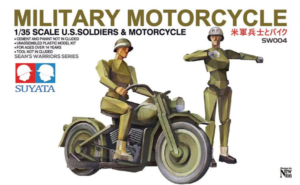 SUYSW004 Suyata 1/35 Suyata MILITARY MOTORCYCLE