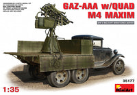 MIN35177 1/35 SOVIET GAZ-AAA w/QUAD M4 MAXIM