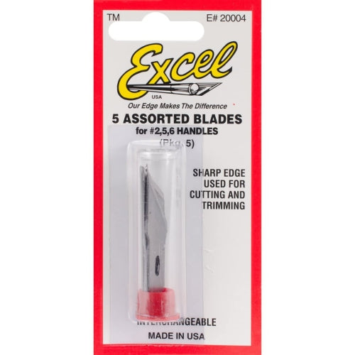 EXC20004 5 ASSORTED HEAVY-DUTY BLADES