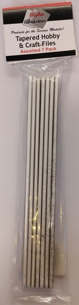 ALP1108 TAPERED SANDING FILES 7 ASSORTED