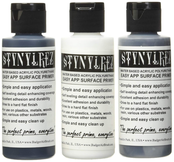 BADSNR210 STYNLREZ 3 PRIMER SET BLACK-GREY-WHITE 60ML