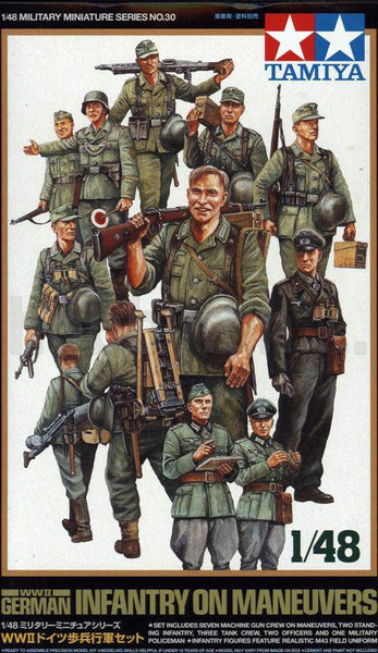 TAM32530 1/48 WW2 GERMAN INFANTRY ON MANEUVERS