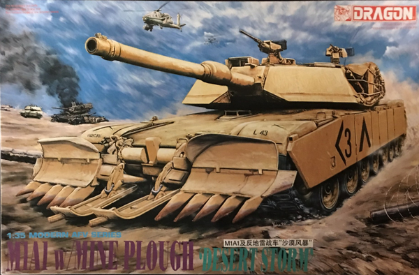 DRA3516 1/35 M4A1 W/MINEPLOUGH "DESERT STORM"