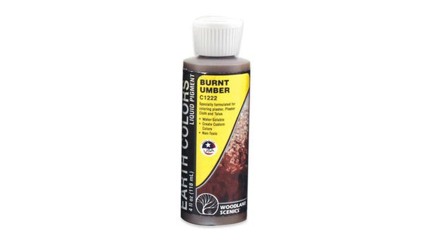 WSC1222 BURNT UMBER LIQUID PIGMENT 118ML