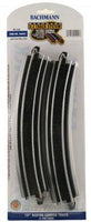 BAC44401 E-Z TRACK 18" RADIUS CURVED STEEL RAIL (4)
