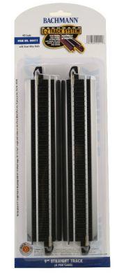 BAC44411 E-Z TRACK 9" STRAIGHT STEEL RAIL (4)