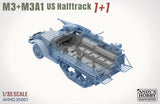 AHHQ35001 Andy's Hobby Headquarters 1/35 M3 & M3A1 US WWII Halftracks (2 Full Kits in One Box)