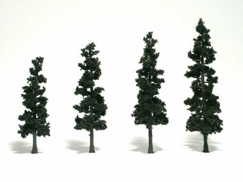 WSTR1561 REALISTIC TREES CONIFER GREEN 10.1cm-15.2cm