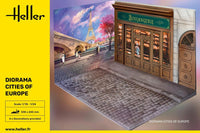 HEL81256 HELLER 1/18-1/24 EUROPEAN STORE FRONT DIORAMA BASE